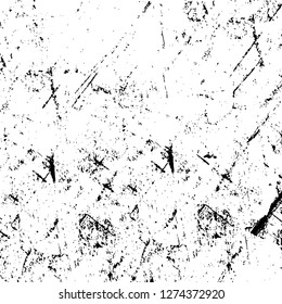 Vector grunge overlay texture. Black and white background. Abstract monochrome image includes a faded effect in dark tones