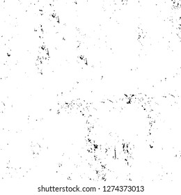 Vector grunge overlay texture. Black and white background. Abstract monochrome image includes a faded effect in dark tones