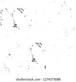 Vector grunge overlay texture. Black and white background. Abstract monochrome image includes a faded effect in dark tones