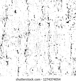 Vector grunge overlay texture. Black and white background. Abstract monochrome image includes a faded effect in dark tones