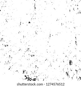 Vector grunge overlay texture. Black and white background. Abstract monochrome image includes a faded effect in dark tones