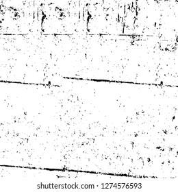 Vector grunge overlay texture. Black and white background. Abstract monochrome image includes a faded effect in dark tones