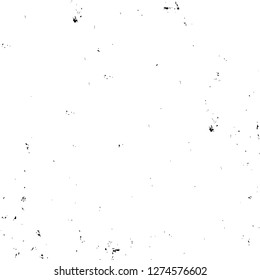 Vector grunge overlay texture. Black and white background. Abstract monochrome image includes a faded effect in dark tones