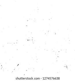 Vector grunge overlay texture. Black and white background. Abstract monochrome image includes a faded effect in dark tones
