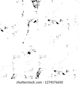 Vector grunge overlay texture. Black and white background. Abstract monochrome image includes a faded effect in dark tones