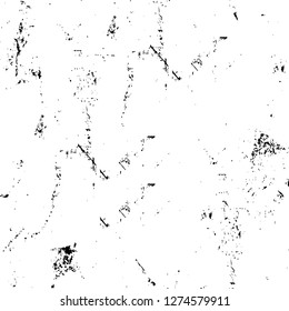 Vector grunge overlay texture. Black and white background. Abstract monochrome image includes a faded effect in dark tones