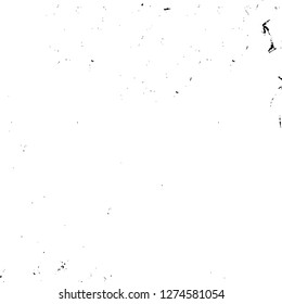 Vector grunge overlay texture. Black and white background. Abstract monochrome image includes a faded effect in dark tones