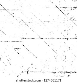 Vector grunge overlay texture. Black and white background. Abstract monochrome image includes a faded effect in dark tones