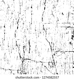 Vector grunge overlay texture. Black and white background. Abstract monochrome image includes a faded effect in dark tones