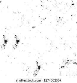 Vector grunge overlay texture. Black and white background. Abstract monochrome image includes a faded effect in dark tones