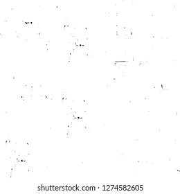 Vector grunge overlay texture. Black and white background. Abstract monochrome image includes a faded effect in dark tones