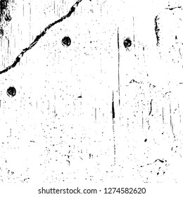 Vector grunge overlay texture. Black and white background. Abstract monochrome image includes a faded effect in dark tones