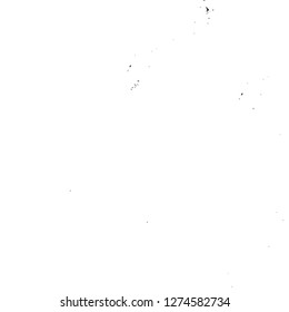 Vector grunge overlay texture. Black and white background. Abstract monochrome image includes a faded effect in dark tones