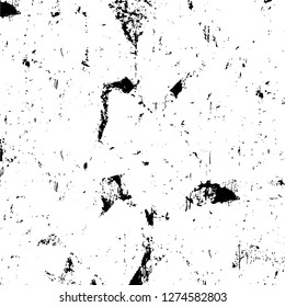 Vector grunge overlay texture. Black and white background. Abstract monochrome image includes a faded effect in dark tones