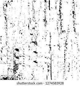 Vector grunge overlay texture. Black and white background. Abstract monochrome image includes a faded effect in dark tones