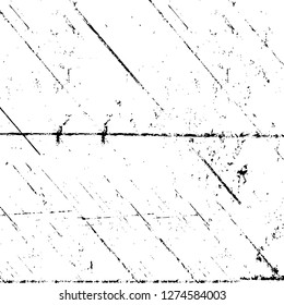 Vector grunge overlay texture. Black and white background. Abstract monochrome image includes a faded effect in dark tones