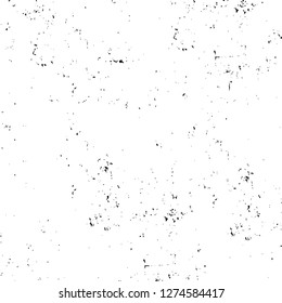 Vector grunge overlay texture. Black and white background. Abstract monochrome image includes a faded effect in dark tones