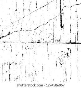 Vector grunge overlay texture. Black and white background. Abstract monochrome image includes a faded effect in dark tones