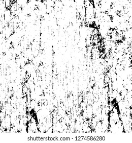 Vector grunge overlay texture. Black and white background. Abstract monochrome image includes a faded effect in dark tones