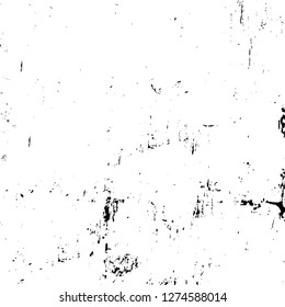 Vector grunge overlay texture. Black and white background. Abstract monochrome image includes a faded effect in dark tones