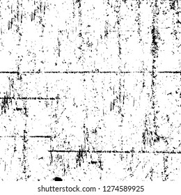 Vector grunge overlay texture. Black and white background. Abstract monochrome image includes a faded effect in dark tones