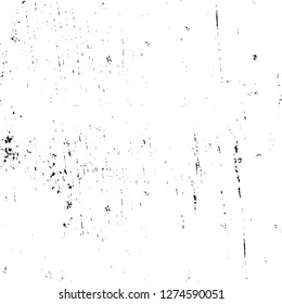 Vector grunge overlay texture. Black and white background. Abstract monochrome image includes a faded effect in dark tones