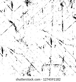 Vector grunge overlay texture. Black and white background. Abstract monochrome image includes a faded effect in dark tones