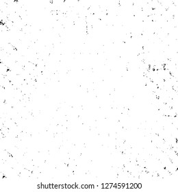 Vector grunge overlay texture. Black and white background. Abstract monochrome image includes a faded effect in dark tones