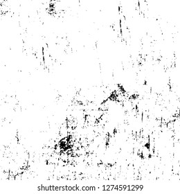 Vector grunge overlay texture. Black and white background. Abstract monochrome image includes a faded effect in dark tones