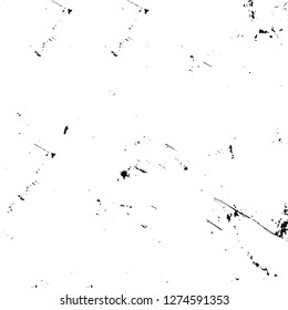 Vector grunge overlay texture. Black and white background. Abstract monochrome image includes a faded effect in dark tones