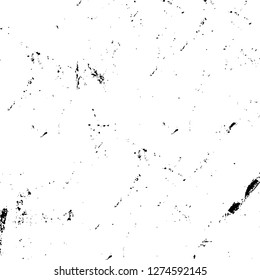 Vector grunge overlay texture. Black and white background. Abstract monochrome image includes a faded effect in dark tones