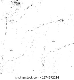 Vector grunge overlay texture. Black and white background. Abstract monochrome image includes a faded effect in dark tones