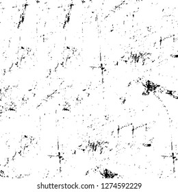 Vector grunge overlay texture. Black and white background. Abstract monochrome image includes a faded effect in dark tones