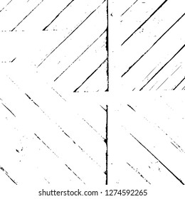 Vector grunge overlay texture. Black and white background. Abstract monochrome image includes a faded effect in dark tones