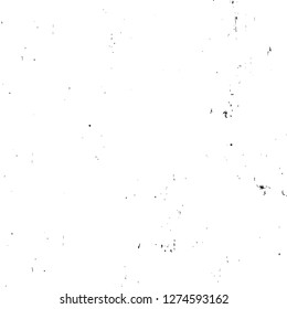 Vector grunge overlay texture. Black and white background. Abstract monochrome image includes a faded effect in dark tones