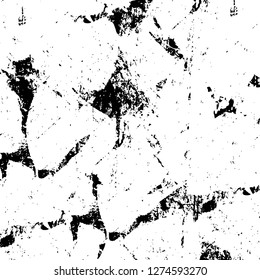 Vector grunge overlay texture. Black and white background. Abstract monochrome image includes a faded effect in dark tones