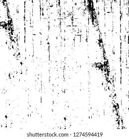 Vector grunge overlay texture. Black and white background. Abstract monochrome image includes a faded effect in dark tones
