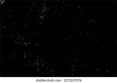 Vector grunge overlay texture. Black and white background. Abstract monochrome image includes a faded effect in dark tones