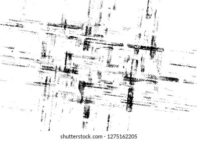 Vector grunge overlay texture. Black and white background. Abstract monochrome image includes a faded effect in dark tones