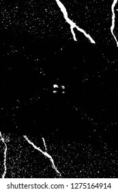 Vector grunge overlay texture. Black and white background. Abstract monochrome image includes a faded effect in dark tones