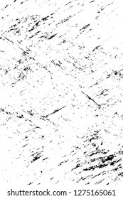 Vector grunge overlay texture. Black and white background. Abstract monochrome image includes a faded effect in dark tones