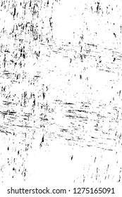 Vector grunge overlay texture. Black and white background. Abstract monochrome image includes a faded effect in dark tones