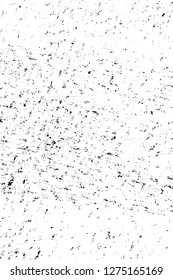 Vector grunge overlay texture. Black and white background. Abstract monochrome image includes a faded effect in dark tones