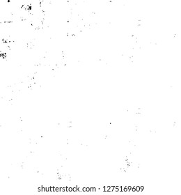 Vector grunge overlay texture. Black and white background. Abstract monochrome image includes a faded effect in dark tones