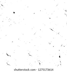 Vector grunge overlay texture. Black and white background. Abstract monochrome image includes a faded effect in dark tones