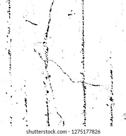 Vector grunge overlay texture. Black and white background. Abstract monochrome image includes a faded effect in dark tones