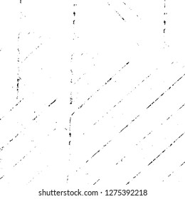 Vector grunge overlay texture. Black and white background. Abstract monochrome image includes a faded effect in dark tones
