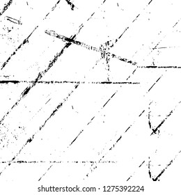Vector grunge overlay texture. Black and white background. Abstract monochrome image includes a faded effect in dark tones