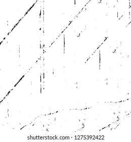 Vector grunge overlay texture. Black and white background. Abstract monochrome image includes a faded effect in dark tones