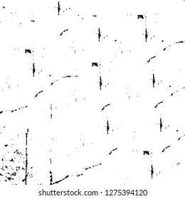 Vector grunge overlay texture. Black and white background. Abstract monochrome image includes a faded effect in dark tones